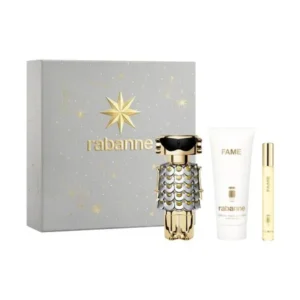 Rabanne Fame Eau De Perfume Spray 80ml Set 3 Pieces - Jag Couture London