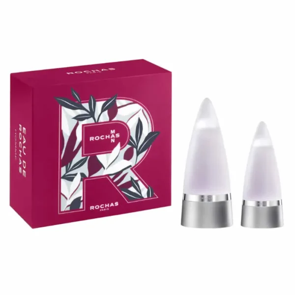 Rochas Man Eau De Toilette Spray 100ml Set 2 Pieces