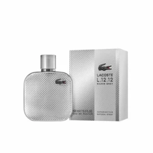 Lacoste L.12.12 Silver Grey Eau De Parfum Spray 100ml - Jag Couture London