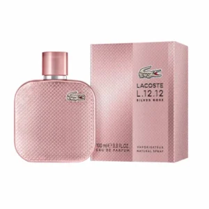 Lacoste L.12.12 Silver Rose Eau De Parfum Spray 100ml - Jag Couture London
