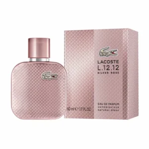 Lacoste L.12.12 Silver Rose Eau De Parfum Spray 50ml - Jag Couture London