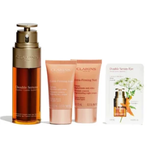 Set Clarins Doble Serum 50ml Extra Firm 15ml Noche 15ml@ - Jag Couture London