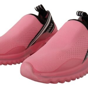 Pink Low Top Slip On Casual Sorrento Sneakers - Jag Couture London