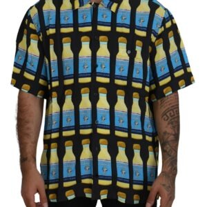 Multicolor Printed Viscose Casual Shirt - Jag Couture London