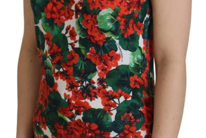 White Floral Wool Lace Vest Tank Top - Jag Couture London