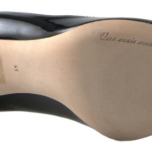 Black Patent Leather High Heels Pumps Shoes - Jag Couture London