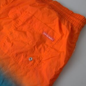 Orange Blue Gradient Beachwear Swimwear Shorts - Jag Couture London