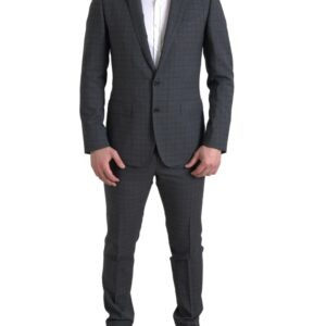 Gray 2 Piece Single Breasted MARTINI Suit - Jag Couture London