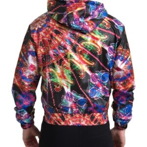Multicolor Hooded Sweatshirt Sweater - Jag Couture London