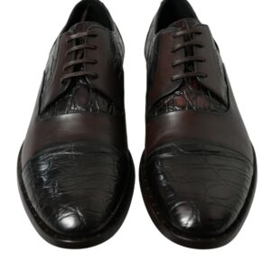 Brown Exotic Leather Formal Men Dress Shoes - Jag Couture London