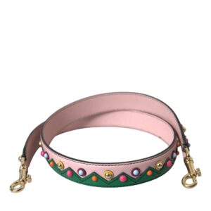 Pink Leather Handbag Accessory Shoulder Strap - Jag Couture London