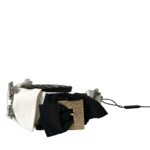 Multicolor Crystal Embellished Women Headband Diadem - Jag Couture London
