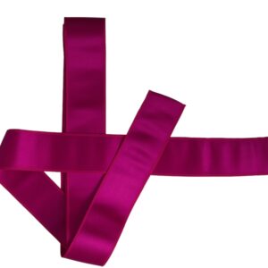 Fuchsia Pink Silk Waist Women Belt - Jag Couture London