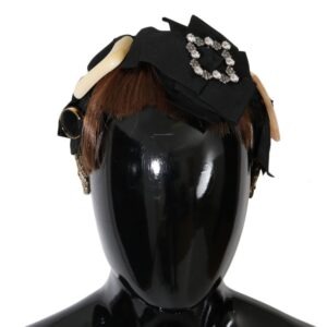 Clear Crystal Brown Hair Headband - Jag Couture London