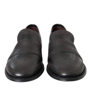 Black Brown Leather Loafer Men Dress Shoes - Jag Couture London