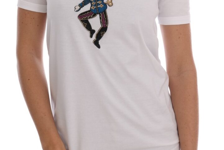 White Cotton Fairy Tale T-Shirt - Jag Couture London