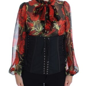 Black Stretch Corset Waist Strap Belt - Jag Couture London