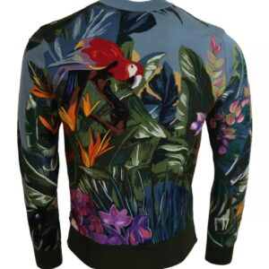 Jungle Wool Silk Pullover Logo Sweater - Jag Couture London