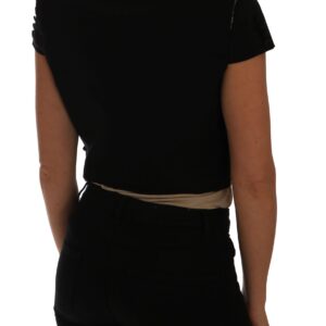 Black Short Croped Blazer Jacket - Jag Couture London