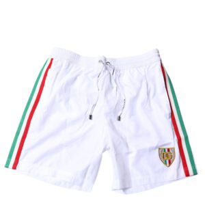 White Stripes Beachwear Shorts 2 Pc Swimwear - Jag Couture London