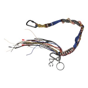 Multicolor Braided Rope Logo Bag Shoulder Strap - Jag Couture London