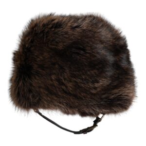 Brown Fur Women Bucket Hat - Jag Couture London