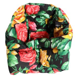 Multicolor Floral Print Whole Head Wrap Hat - Jag Couture London