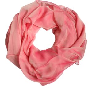 Pink Silk Rectangle Women Wrap Shawl Scarf - Jag Couture London