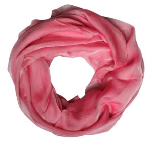 Pink Silk Rectangle Women Wrap Shawl Scarf - Jag Couture London