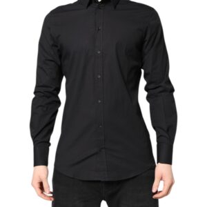 Black GOLD Cotton Dress Formal Shirt