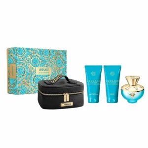 Versace Dylan Torquoise Eau De Toilette Spray 100ml Set 4 Pieces - Jag Couture London