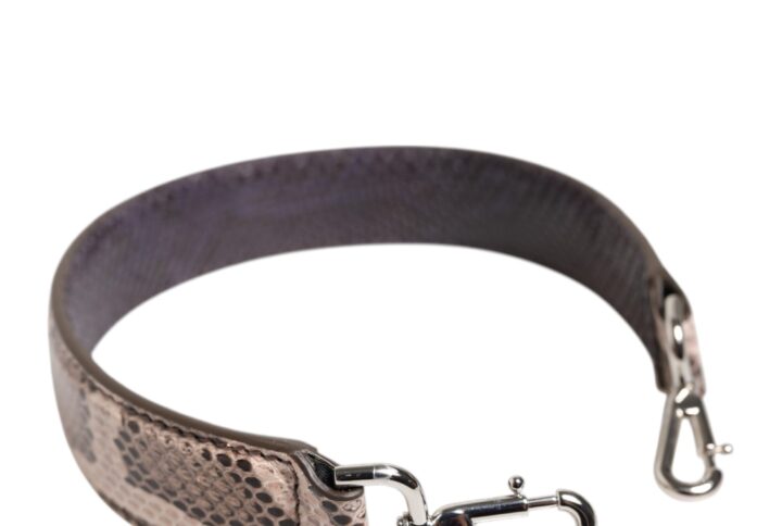 Beige Exotic Leather Handbag Accessory Shoulder Strap