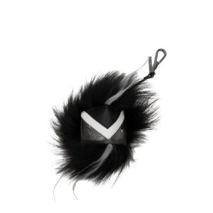 Black Leather Keychain