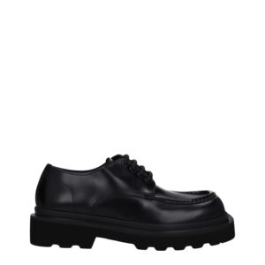 Black Leather Oxfords And Derbies