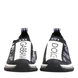 Black White Sorrento Low Top Sneakers Shoes