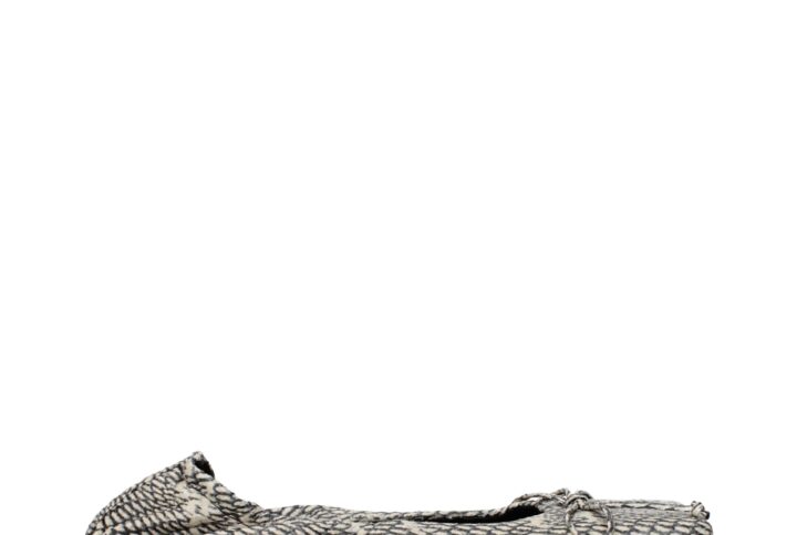 Beige Leather Ballet Flats