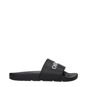 Black Cotton Slippers
