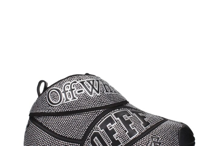 Black Cotton Sneakers