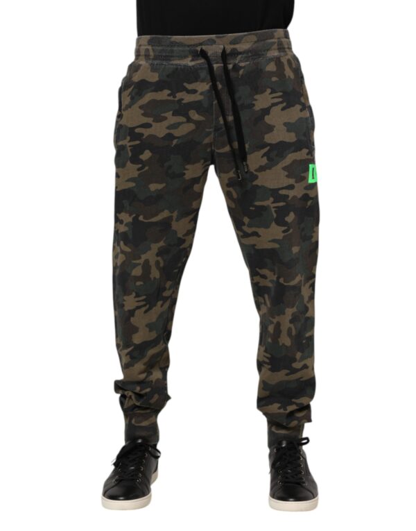 Multicolor Camouflage Cotton Men Jogger Pants