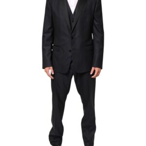 Dark Blue MARTINI 2 Buttons Suit 3 Piece Suit