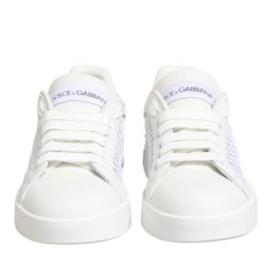 White Mesh Inserts Low Top Sneakers Shoes