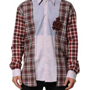Multicolor Cotton Collared Checkered Shirt