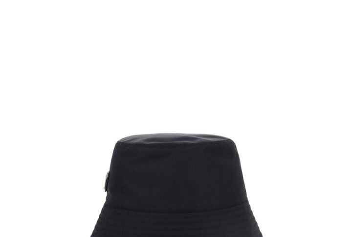 Black Polyamide Bucket Hat