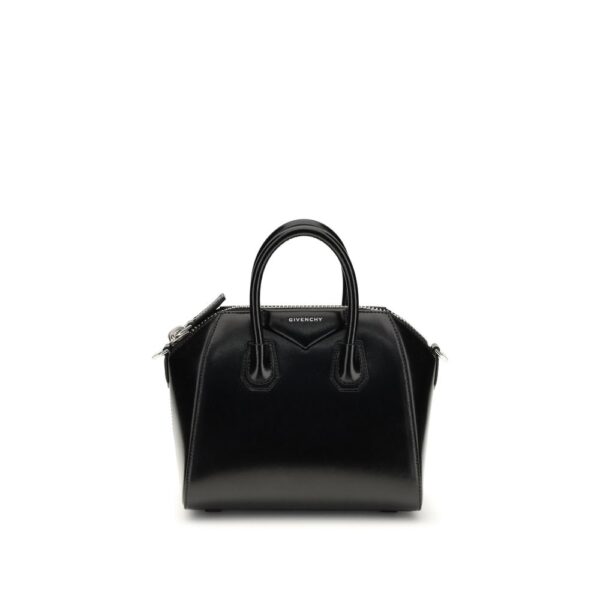 Black Calf Leather Bos Taurus Handbag
