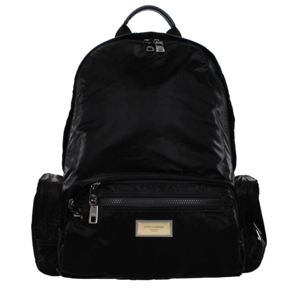 Black Nylon Backpack