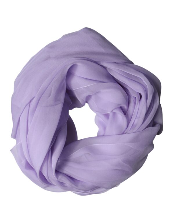 Purple Stole Silk Neck Wrap Shawl Men Scarf