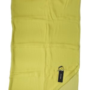 Yellow Stole Silk Neck Wrap Shawl Men  Scarf