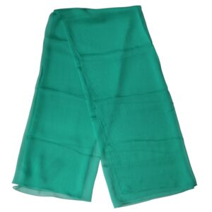 Green Stole Silk Neck Wrap Shawl Scarf