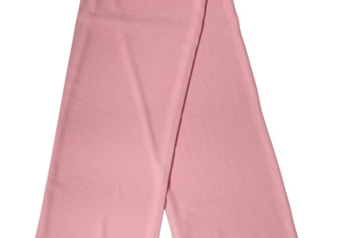 Pink Silk Stole Neck Wrap Shawl Men  Scarf